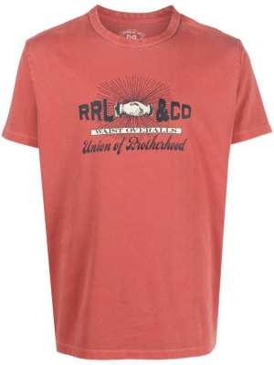 

Graphic-print cotton T-shirt, Ralph Lauren RRL Graphic-print cotton T-shirt