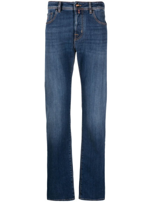

Logo-patch slim-cut jeans, Jacob Cohën Logo-patch slim-cut jeans
