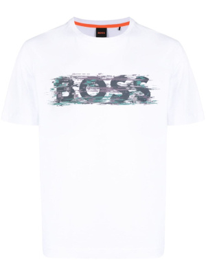 

Logo-print cotton T-shirt, BOSS Logo-print cotton T-shirt