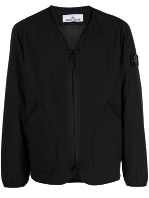 

Logo-patch bomber jacket, Stone Island Logo-patch bomber jacket