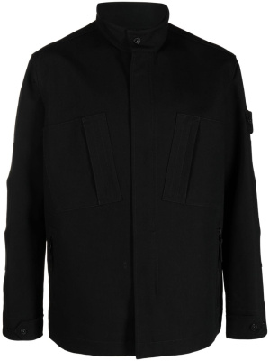 

High-neck cotton-wool jacket, Stone Island High-neck cotton-wool jacket