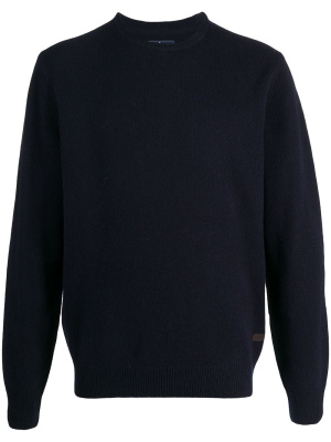 

Patch detail crew neck jumper, Barbour Patch detail crew neck jumper
