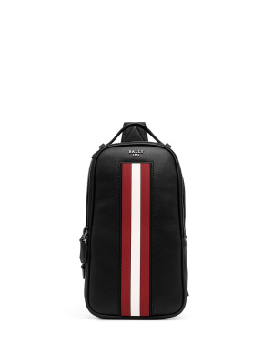 

Stripe-detail backpack shoulder bag, Bally Stripe-detail backpack shoulder bag