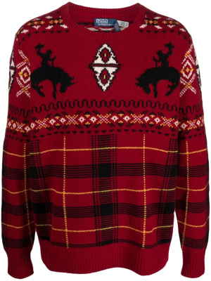 

Fair isle-knit wool-blend jumper, Polo Ralph Lauren Fair isle-knit wool-blend jumper