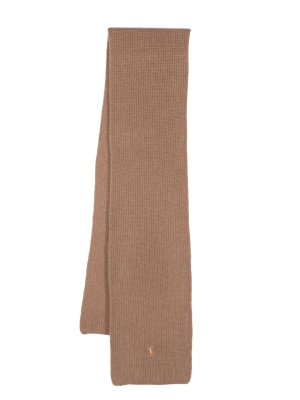 

Polo Pony-motif knitted scarf, Polo Ralph Lauren Polo Pony-motif knitted scarf