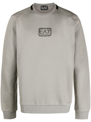 

EA7 logo-print jersey sweatshirt, Ea7 Emporio Armani EA7 logo-print jersey sweatshirt