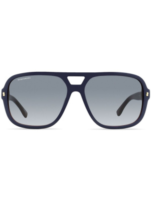 

Logo-plaque navigator-frame sunglasses, Dsquared2 Eyewear Logo-plaque navigator-frame sunglasses