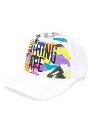 

Logo-print cotton cap, A BATHING APE® Logo-print cotton cap