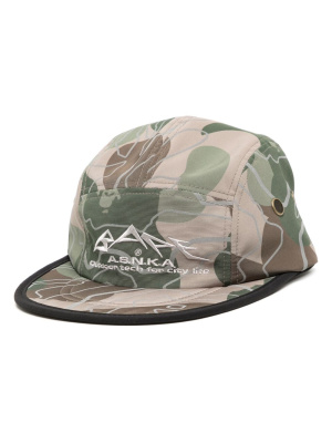 

Logo-embroidered flat-peak cap, A BATHING APE® Logo-embroidered flat-peak cap