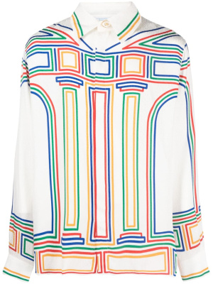 

Le Temple Du Sport silk shirt, Casablanca Le Temple Du Sport silk shirt