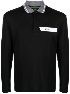 

Long-sleeve cotton polo shirt, BOSS Long-sleeve cotton polo shirt