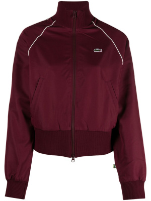 

Crocodile-patch torchon-piping bomber jacket, Lacoste Crocodile-patch torchon-piping bomber jacket