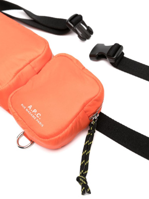 

Puffy logo-print belt bag, A.P.C. Puffy logo-print belt bag