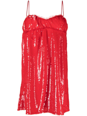 

Sequinned sleeveless minidress, GANNI Sequinned sleeveless minidress