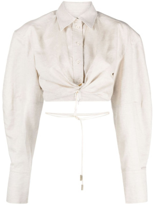 

La Chemise Plidao gathered shirt, Jacquemus La Chemise Plidao gathered shirt