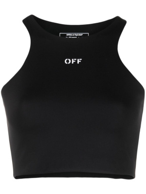 

Logo-print cropped tank top, Off-White Logo-print cropped tank top