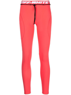 

Logo-tape performance leggings, Off-White Logo-tape performance leggings