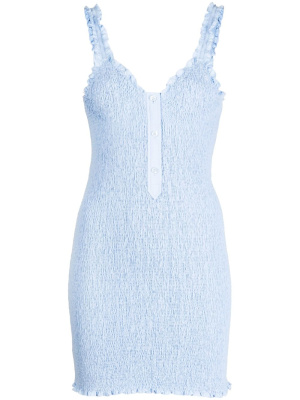 

Smocked cotton mini dress, Alexander Wang Smocked cotton mini dress