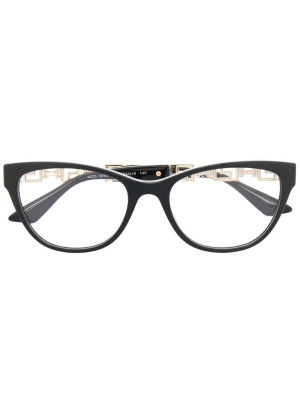 

Greca cat-eye frame glasses, Versace Eyewear Greca cat-eye frame glasses