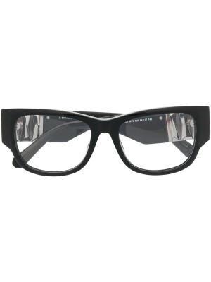 

Crystal-embellished square-frame glasses, Swarovski Crystal-embellished square-frame glasses