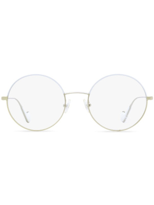 

Metallic round-frame glasses, Moncler Eyewear Metallic round-frame glasses
