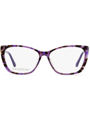 

5383 tortoiseshell butterfly-frame glasses, Swarovski 5383 tortoiseshell butterfly-frame glasses