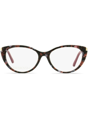 

5413 glitter-detail cat-eye-frame glasses, Swarovski 5413 glitter-detail cat-eye-frame glasses