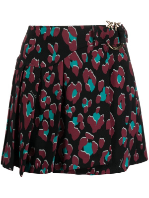

Love Birds abstract-print wrap miniskirt, PINKO Love Birds abstract-print wrap miniskirt