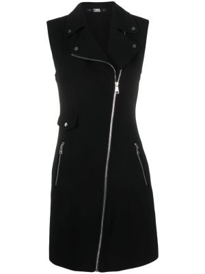 

Biker sleeveless minidress, Karl Lagerfeld Biker sleeveless minidress