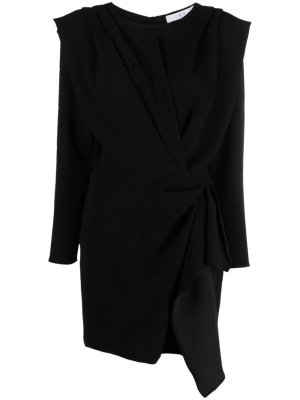 

Mitzi draped crepe mini dress, IRO Mitzi draped crepe mini dress