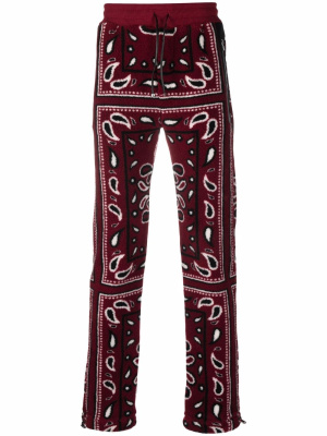 

Bandana-print track pants, AMIRI Bandana-print track pants