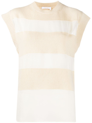 

Striped knitted top, Chloé Striped knitted top
