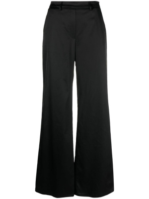 

Mid-rise satin flared trousers, Forte Forte Mid-rise satin flared trousers