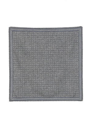 

Graphic-print silk pocket square, Brunello Cucinelli Graphic-print silk pocket square