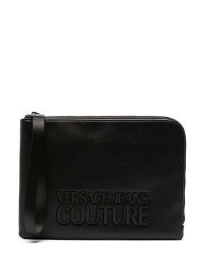 

Logo-plaque clutch bag, Versace Jeans Couture Logo-plaque clutch bag
