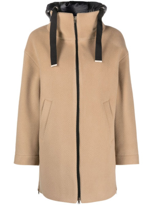 

Zip-up hooded coat, Herno Zip-up hooded coat