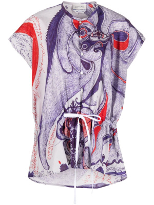 

Graphic-print short-sleeve top, Lemaire Graphic-print short-sleeve top