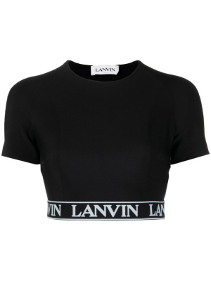 

Logo-tape crop top, Lanvin Logo-tape crop top