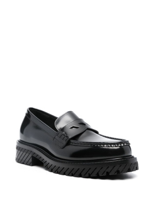 

Diag-stripe leather loafers, Off-White Diag-stripe leather loafers