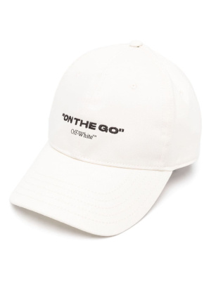 

On The Go embroidered cap, Off-White On The Go embroidered cap