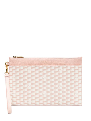 

Pennant-print clutch bag, Bally Pennant-print clutch bag