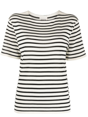 

Striped knitted T-shirt, KHAITE Striped knitted T-shirt