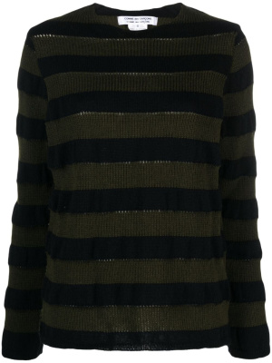

Stripe-pattern wool jumper, Comme Des Garçons Comme Des Garçons Stripe-pattern wool jumper