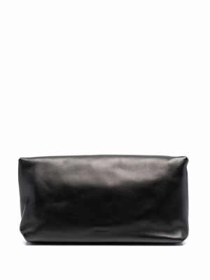 

Goji Soft logo-embossed clutch, Jil Sander Goji Soft logo-embossed clutch
