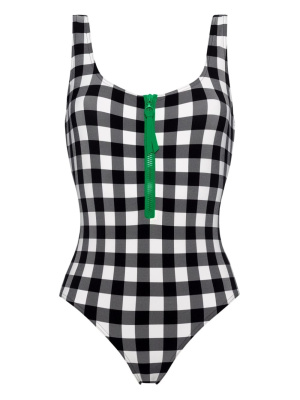 

Funny check-print one-piece swimsuit, ERES Funny check-print one-piece swimsuit