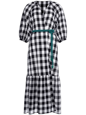 

Chess check-patterned cotton dress, ERES Chess check-patterned cotton dress