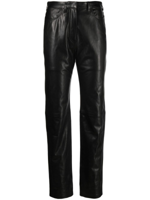 

Jalil slim-cut leather trousers, IRO Jalil slim-cut leather trousers