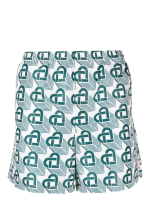 

Heart Monogram-print swim shorts, Casablanca Heart Monogram-print swim shorts