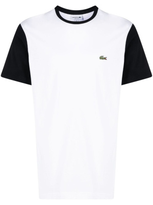 

Logo-patch colour-block T-shirt, Lacoste Logo-patch colour-block T-shirt