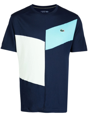 

Logo-patch panelled T-shirt, Lacoste Logo-patch panelled T-shirt